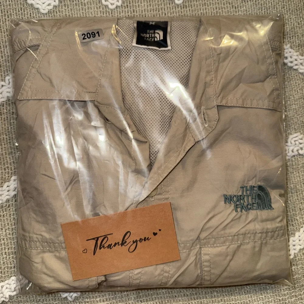 The North Face Men's Tan‎ pocket button Shirt